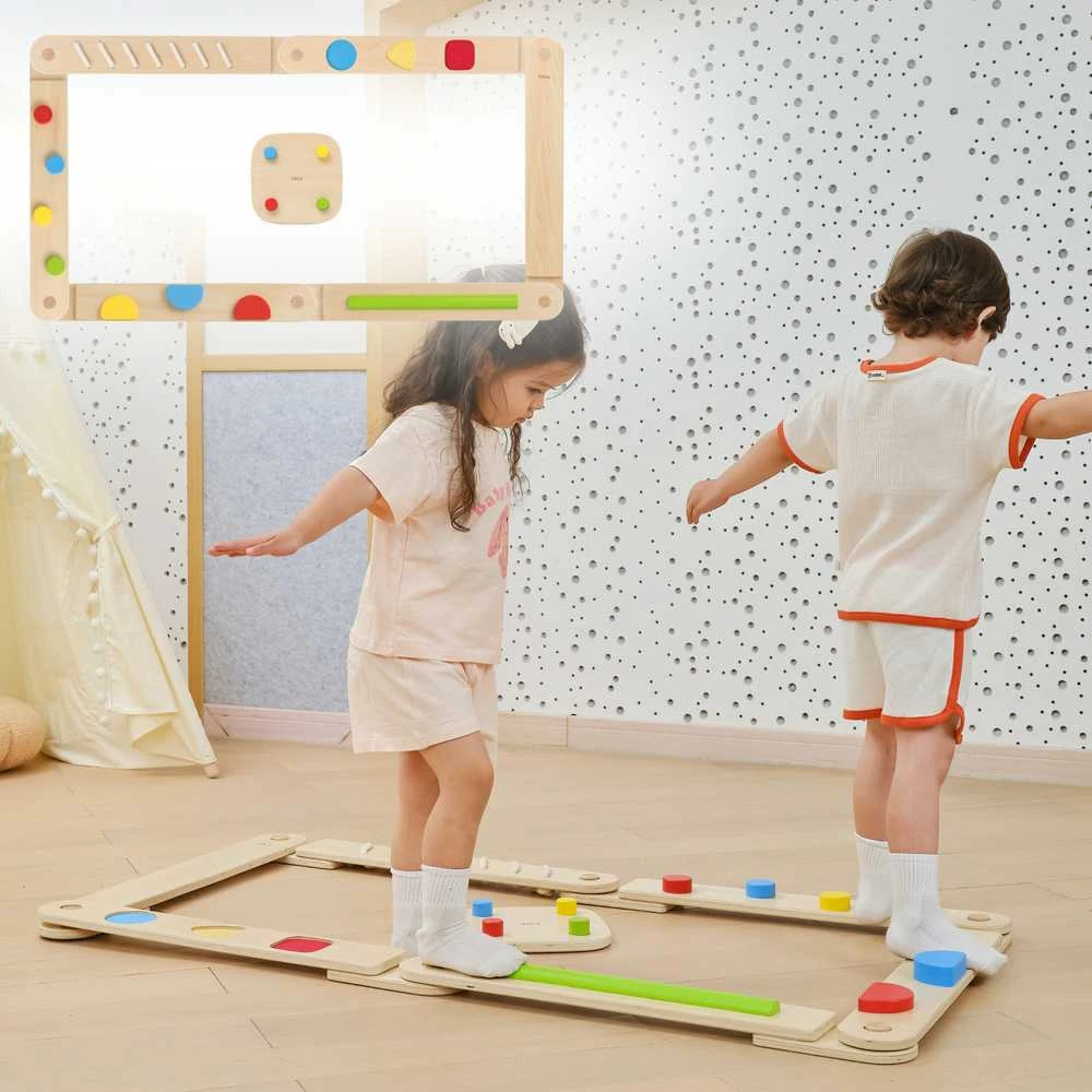 Viga Toys Medinis sensorinis balansavimo takelis VIGA