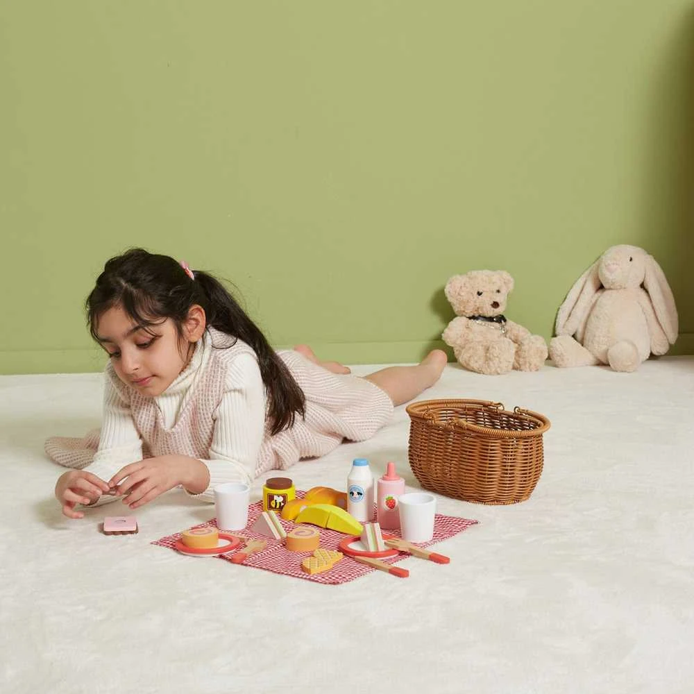 Viga Toys VIGA Vaikiška Piknikų Rinkinys 30 vnt.