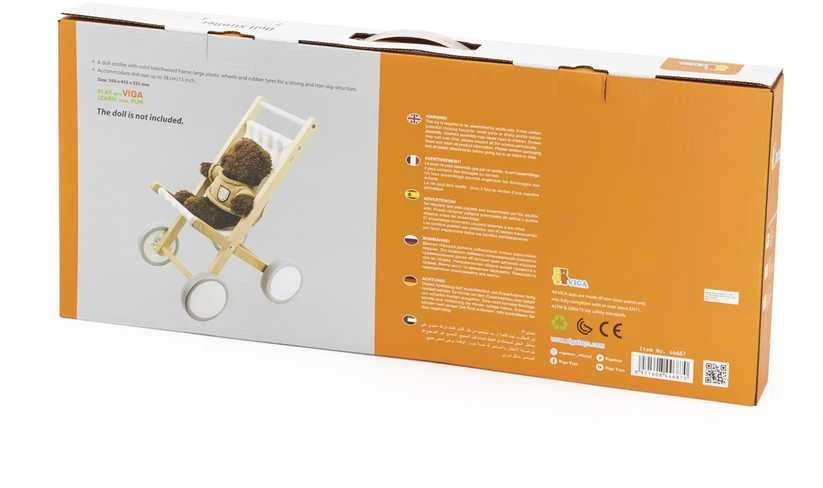 Viga Toys VIGA Lėlių Vežimėlis Šūpuoklė