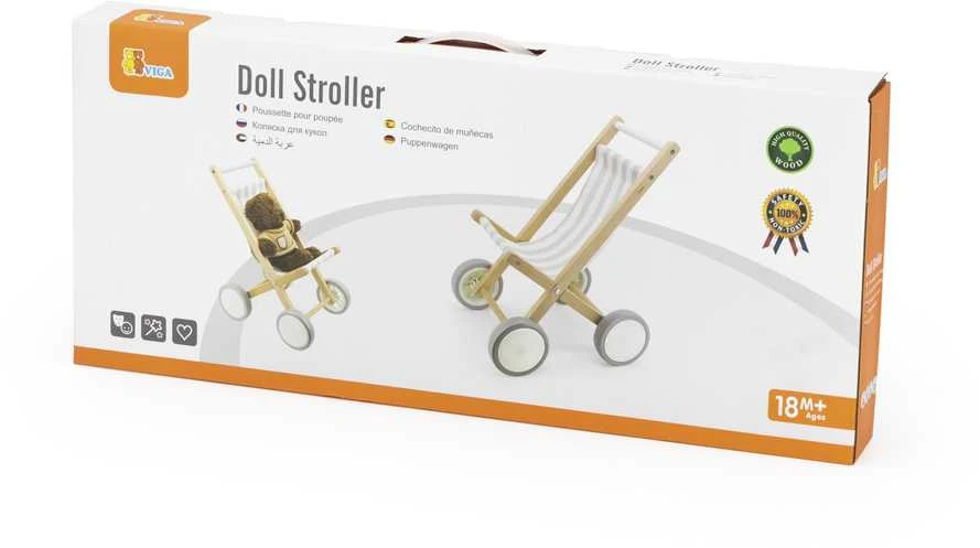Viga Toys VIGA Lėlių Vežimėlis Šūpuoklė