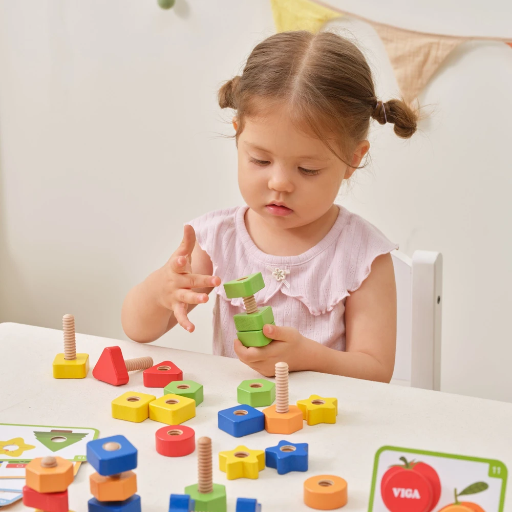 Viga Toys VIGA Educational Set Nuts and Bolts 30 pcs.