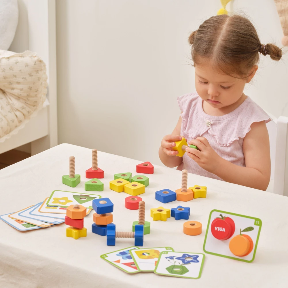 Viga Toys VIGA Educational Set Nuts and Bolts 30 pcs.