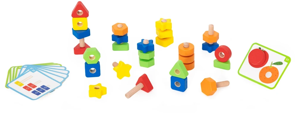 Viga Toys VIGA Educational Set Nuts and Bolts 30 pcs.