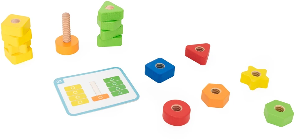 Viga Toys VIGA Educational Set Nuts and Bolts 30 pcs.