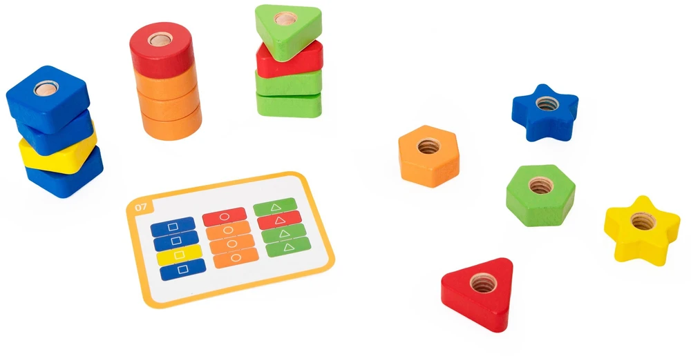 Viga Toys VIGA Educational Set Nuts and Bolts 30 pcs.
