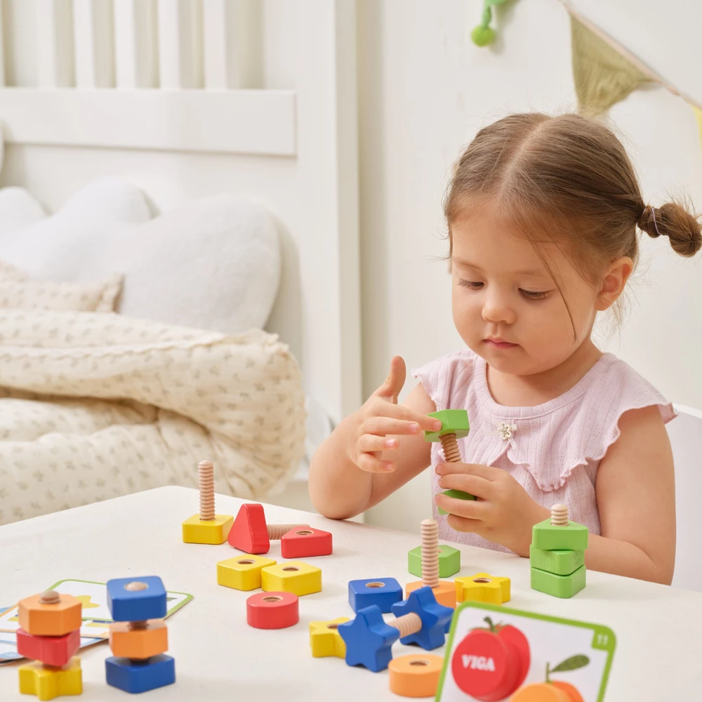 Viga Toys VIGA Educational Set Nuts and Bolts 30 pcs.