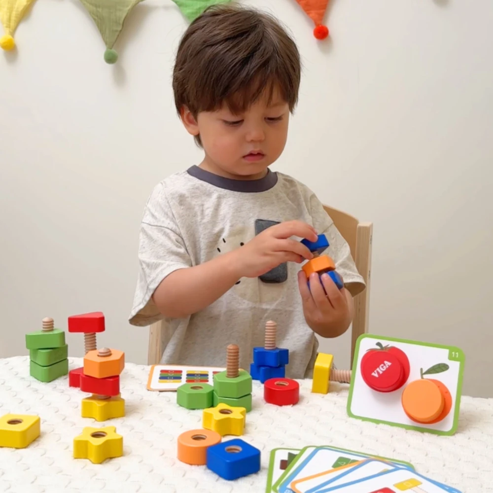 Viga Toys VIGA Educational Set Nuts and Bolts 30 pcs.