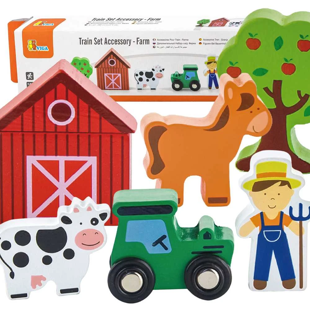 „Viga Farm 6“ medinės figūrėlės
