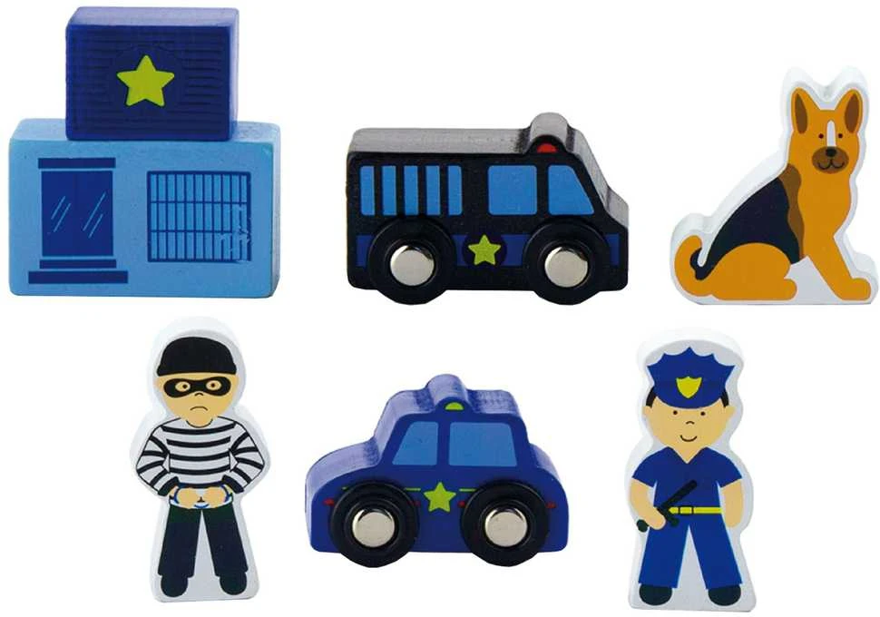 „Viga“ figūros rinkinys - policija - eilės aksesuarai