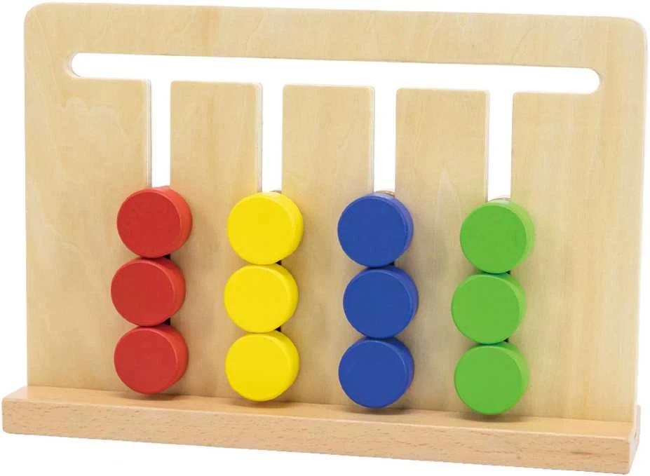 Viga Toys Viga Loginių Žaidimas Spalvų ir Formų Atitikimu