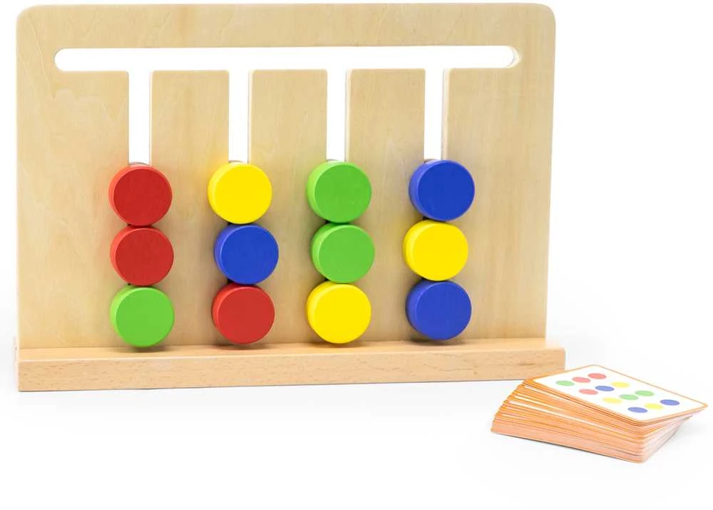 Viga Toys Viga Loginių Žaidimas Spalvų ir Formų Atitikimu