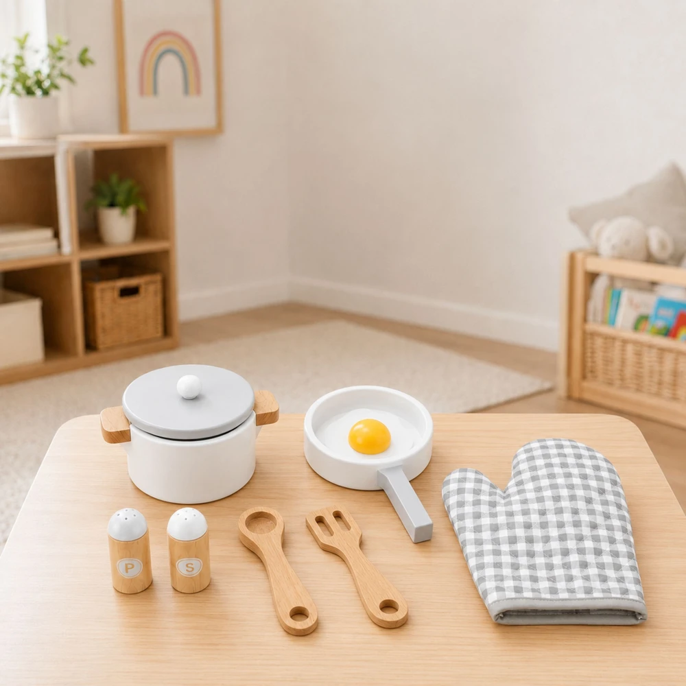 Viga Toys „Viga Kit“ virėja su pirštine virti