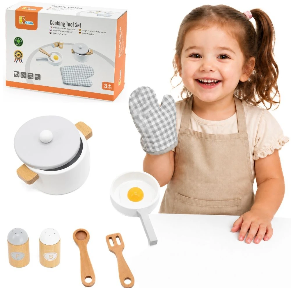 Viga Toys „Viga Kit“ virėja su pirštine virti