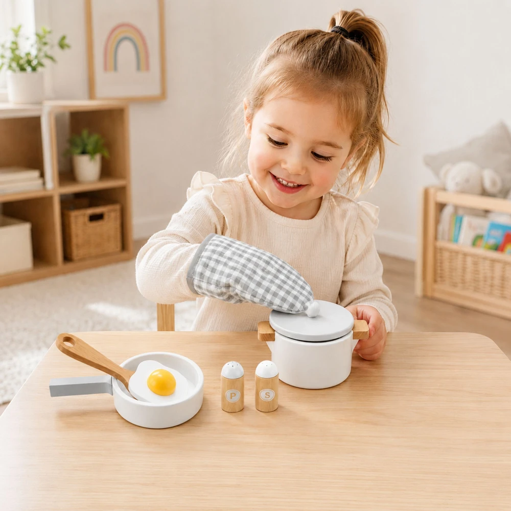 Viga Toys „Viga Kit“ virėja su pirštine virti