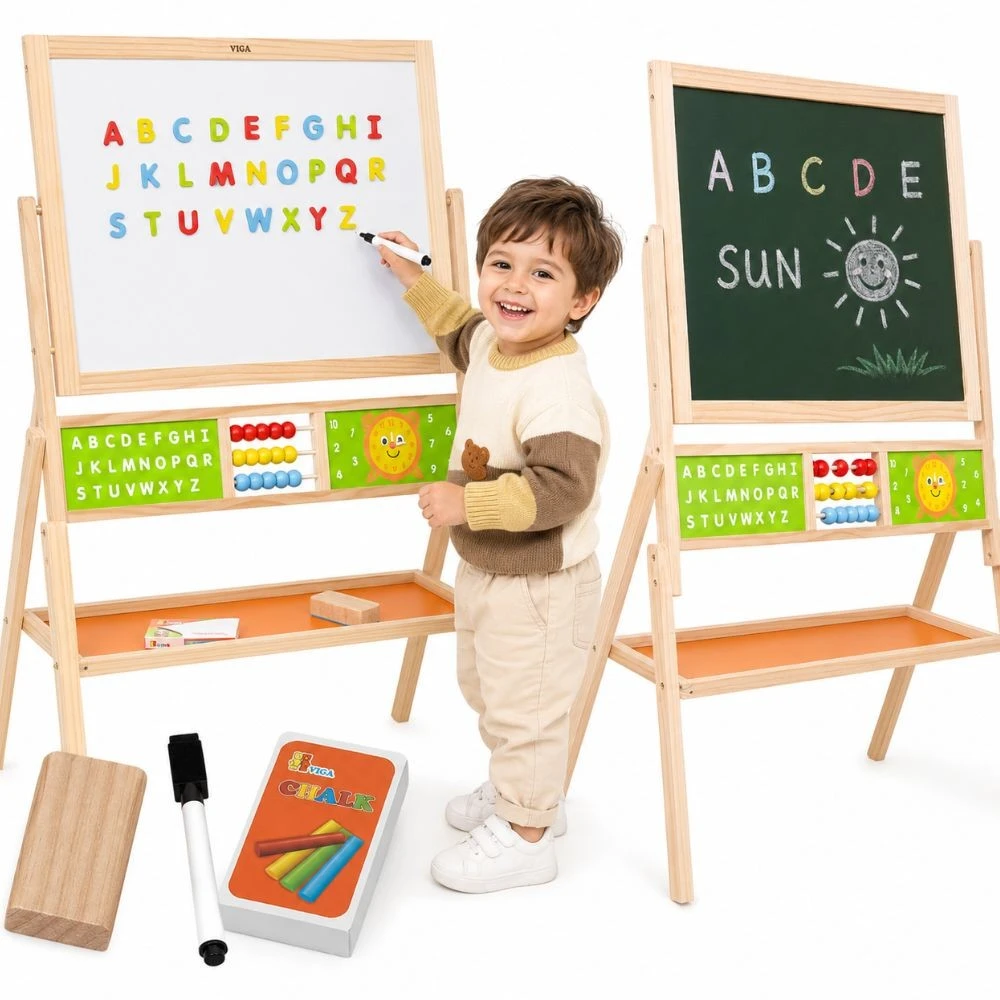 Viga Toys Didelė lavinamoji lenta VIGA 2in1 vaikams
