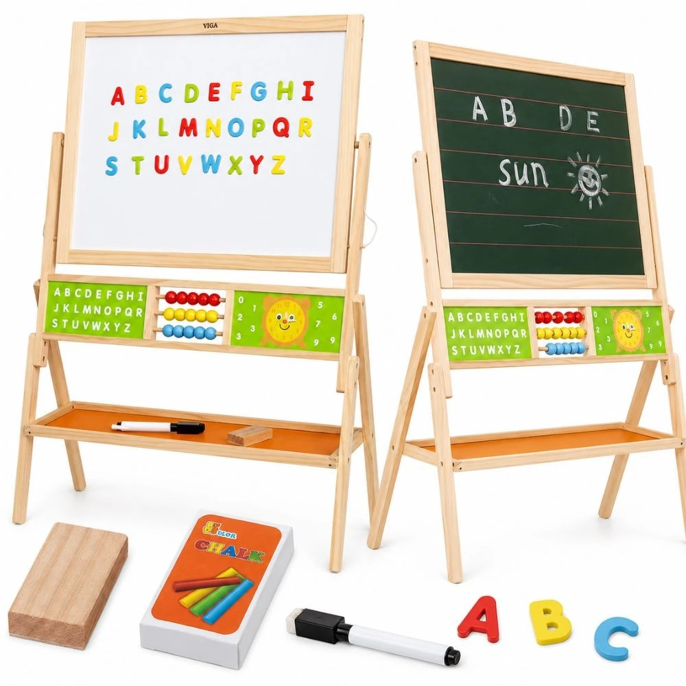 Viga Toys Didelė lavinamoji lenta VIGA 2in1 vaikams