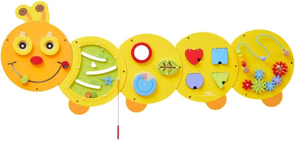 Viga Toys VIGA didelė medinė veiklos lenta Vikšras