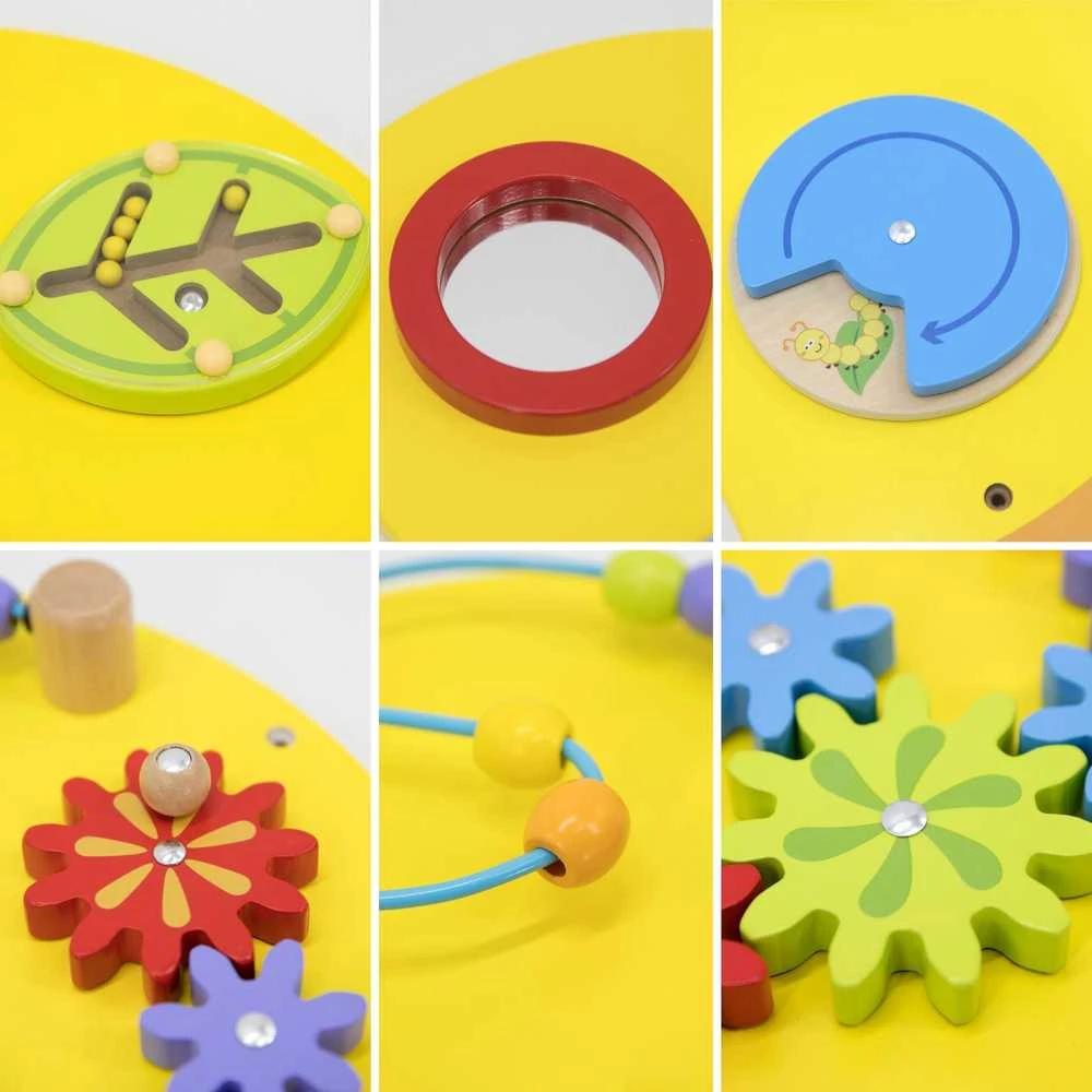 Viga Toys VIGA didelė medinė veiklos lenta Vikšras