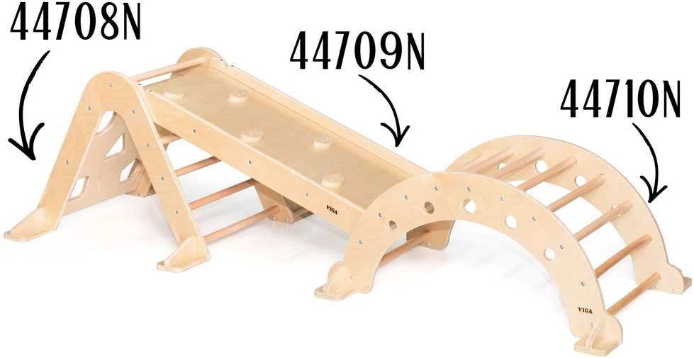 Viga Toys VIGA medinė čiuožykla