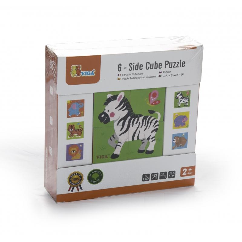 ''Zoo Puzzle Viga Toys'' medinis galvosūkis