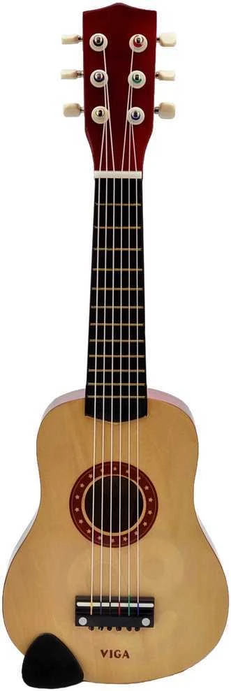 Viga Akustinė gitara vaikams 21 colio 6 stygų natūrali