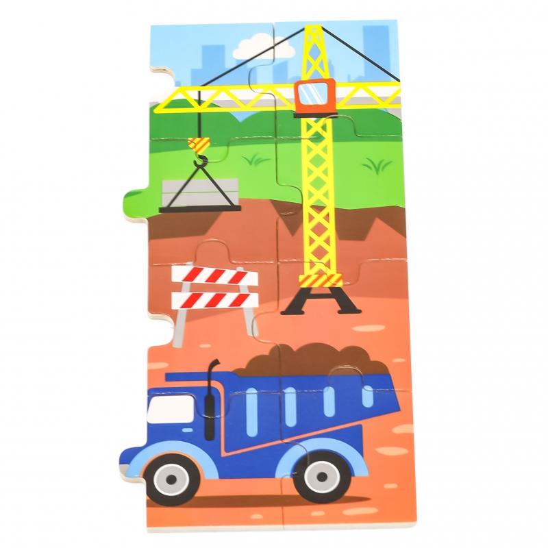 Viga Dėlionė 24 vnt. - Transporto priemonės