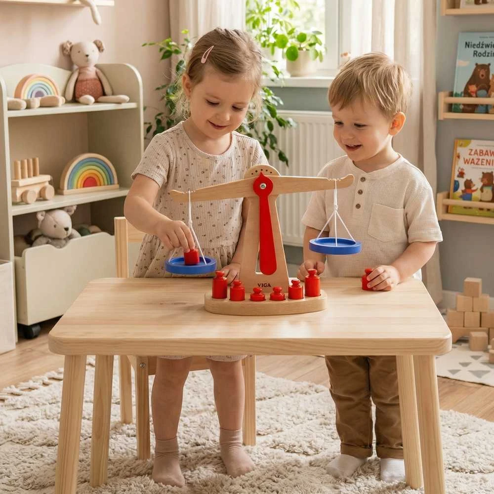 Viga Toys VIGA Wooden Balanced Shop Scale FSC Certified