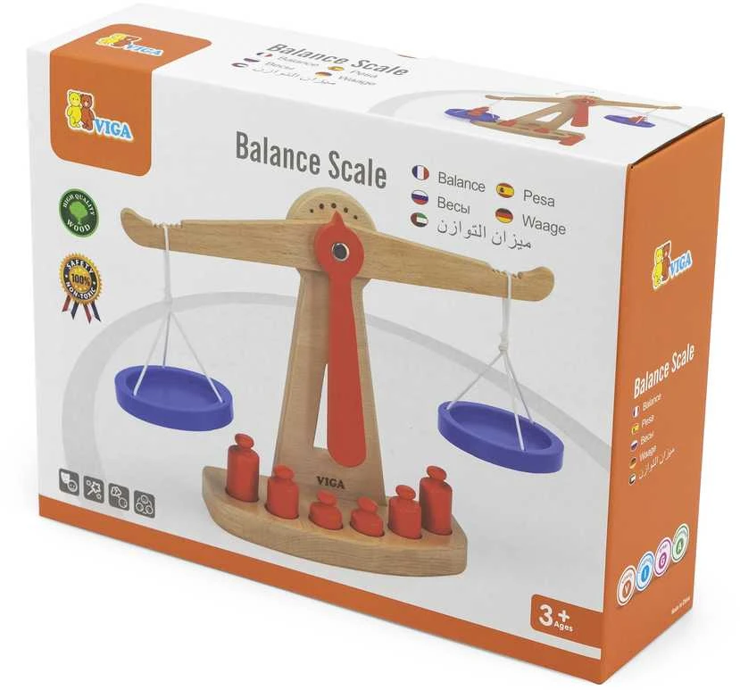 Viga Toys VIGA Wooden Balanced Shop Scale FSC Certified