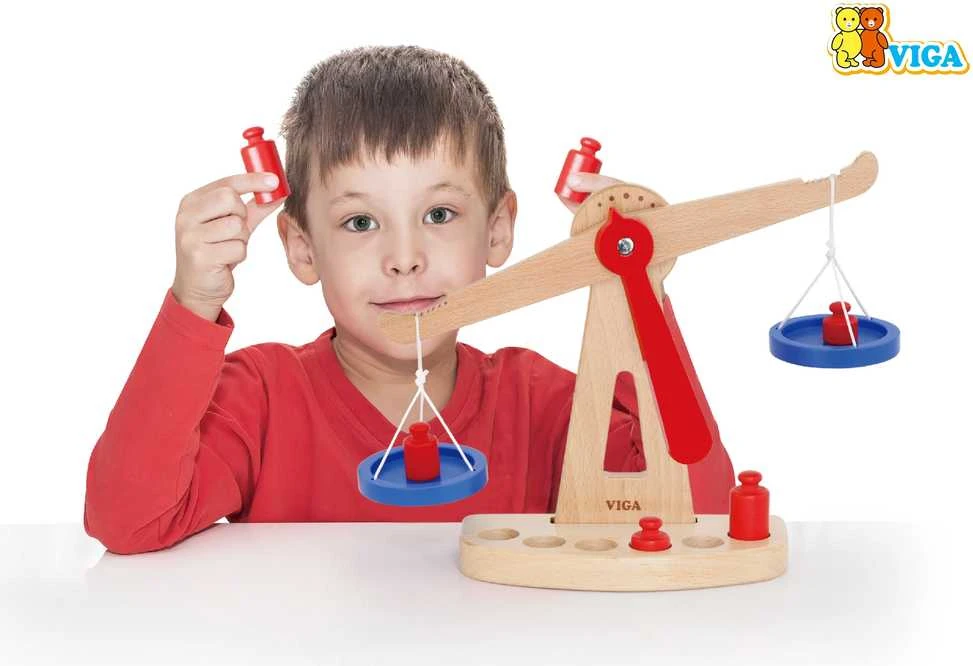 Viga Toys VIGA Wooden Balanced Shop Scale FSC Certified