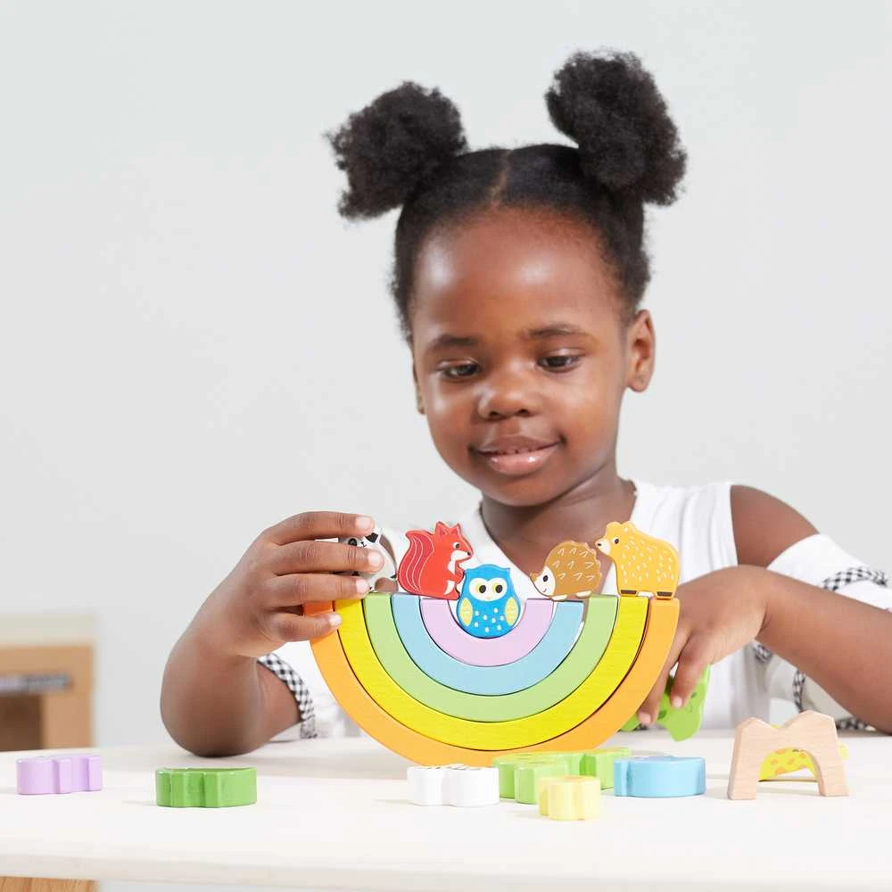 Viga Toys Viga medinis balansiniai kubeliai 18M+ 44590