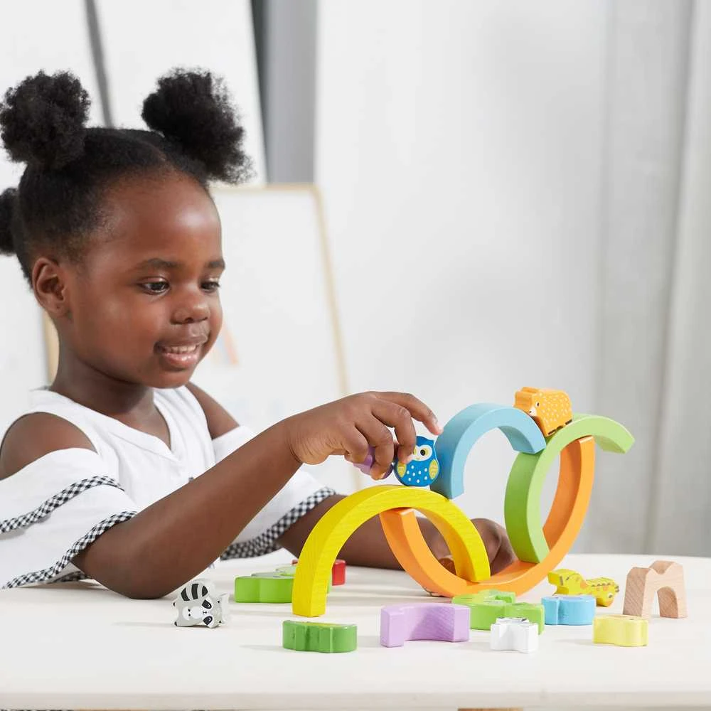 Viga Toys Viga medinis balansiniai kubeliai 18M+ 44590