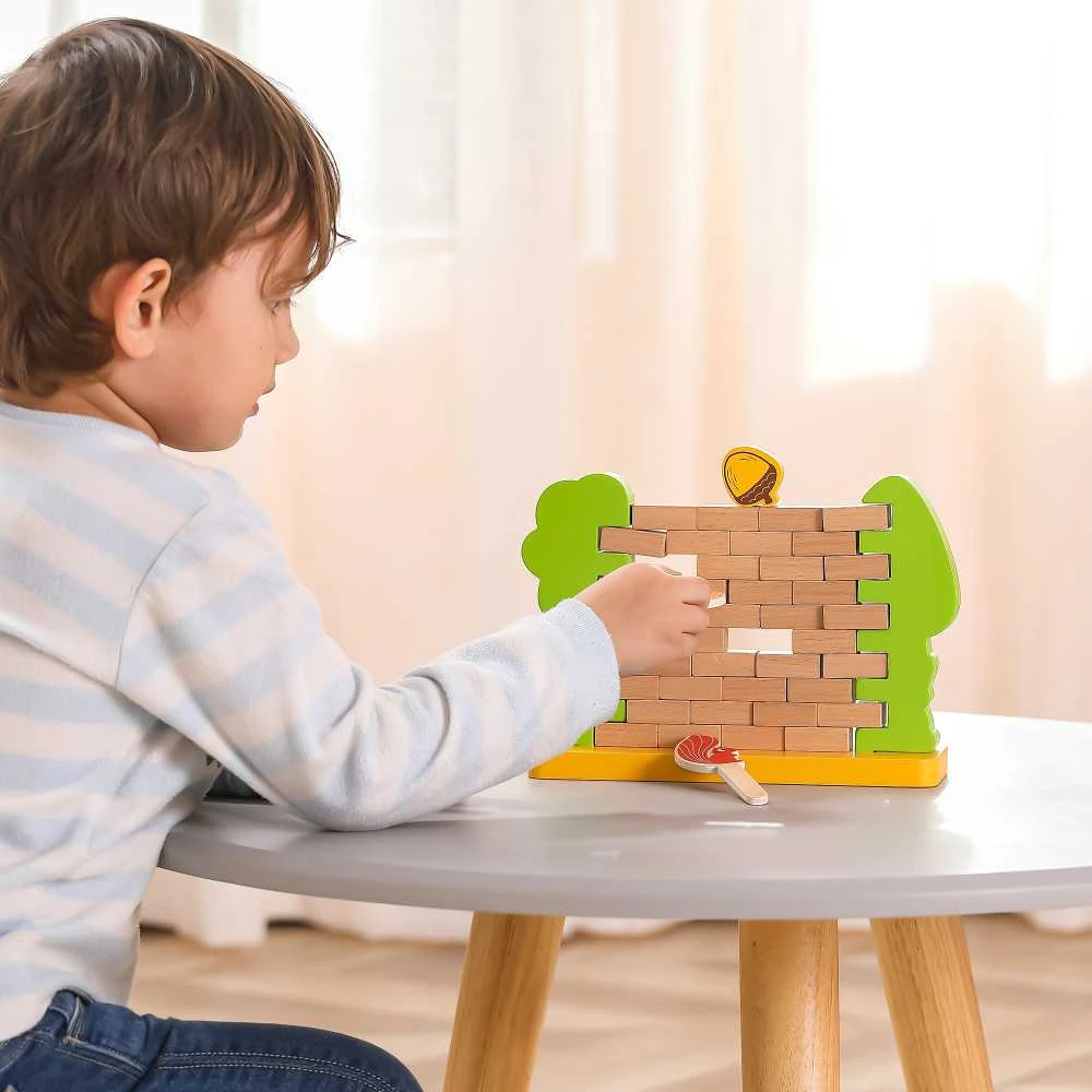 Viga medinis arkadinis žaidimas krintantis acorn dėlionė