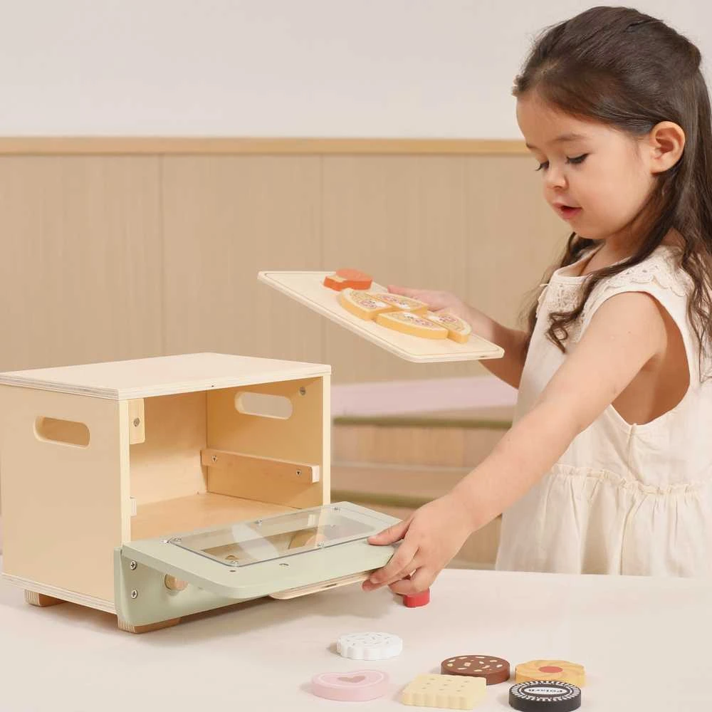 Viga Toys Medinis VIGA kepimo rinkinys su orkaite