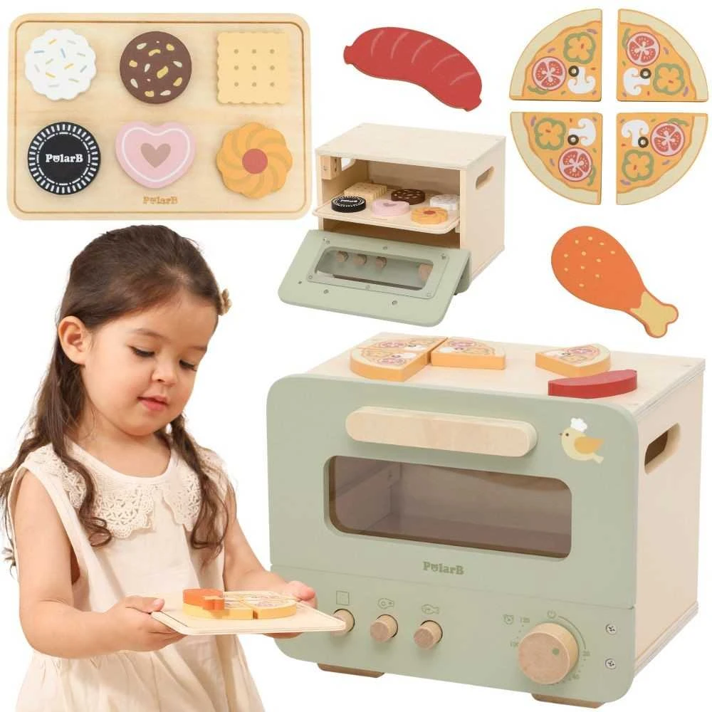 Viga Toys Medinis VIGA kepimo rinkinys su orkaite