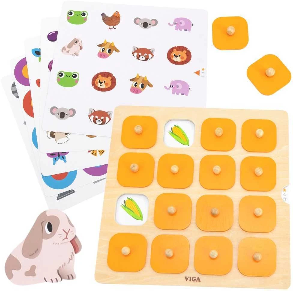 Dėlionė Viga Toys Viga Atminties Žaidimas Su 10 Kortelių