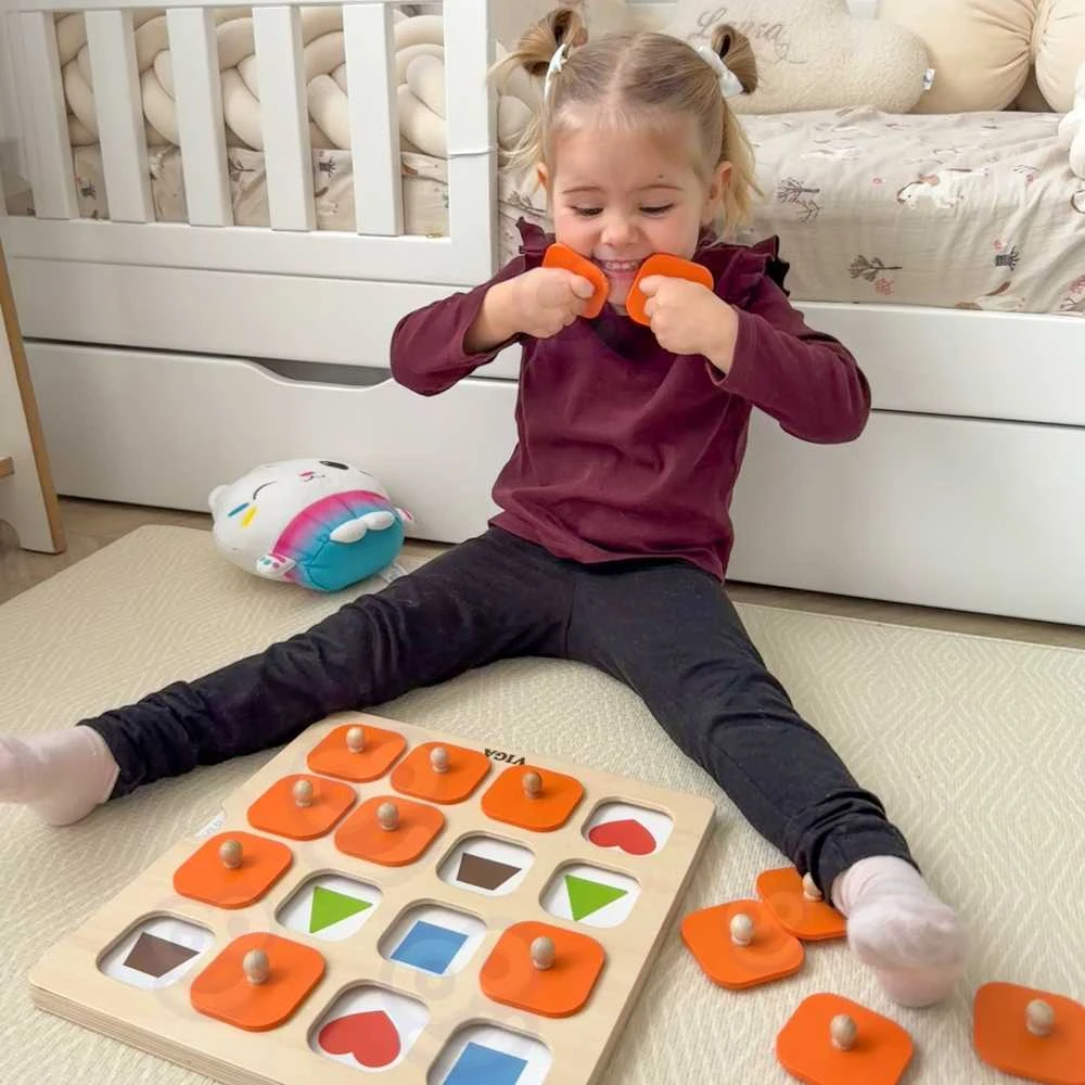 Dėlionė Viga Toys Viga Atminties Žaidimas Su 10 Kortelių