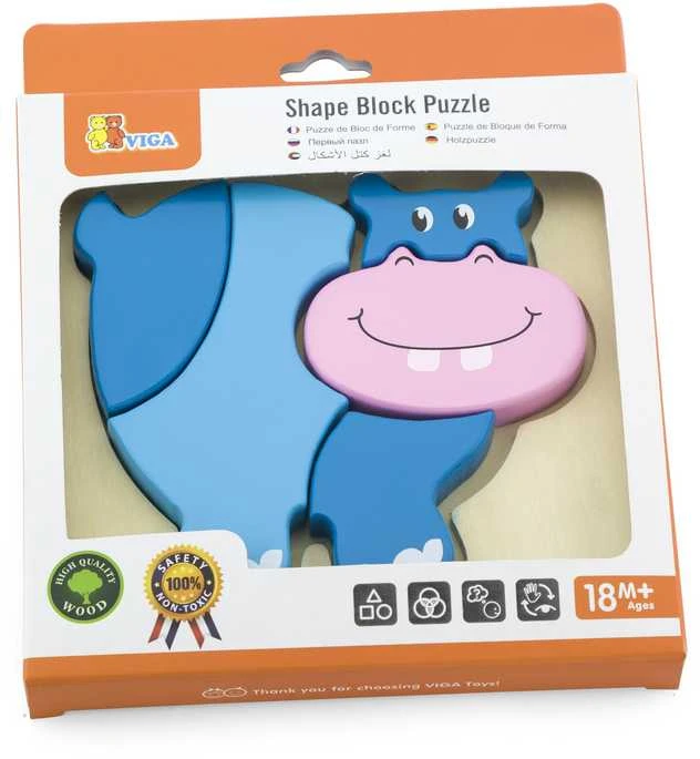 „Viga“ pirmasis medinis kūdikio hippo galvosūkis