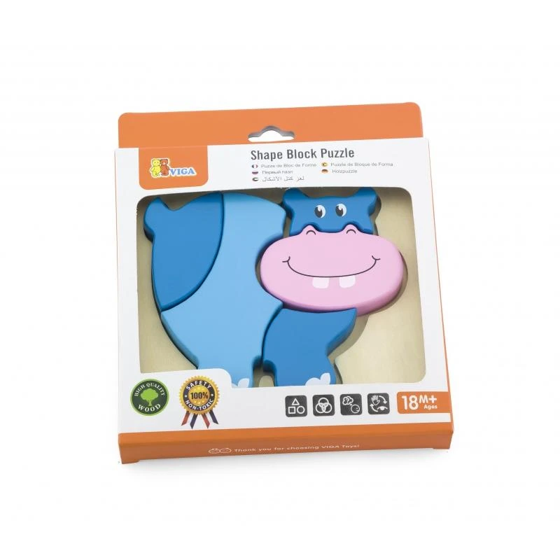 „Viga“ pirmasis medinis kūdikio hippo galvosūkis
