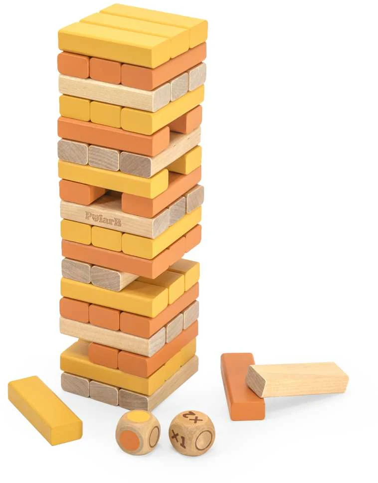 Viga Toys „Viga Polarb“ medinis žaidimų bokšto dėlionė