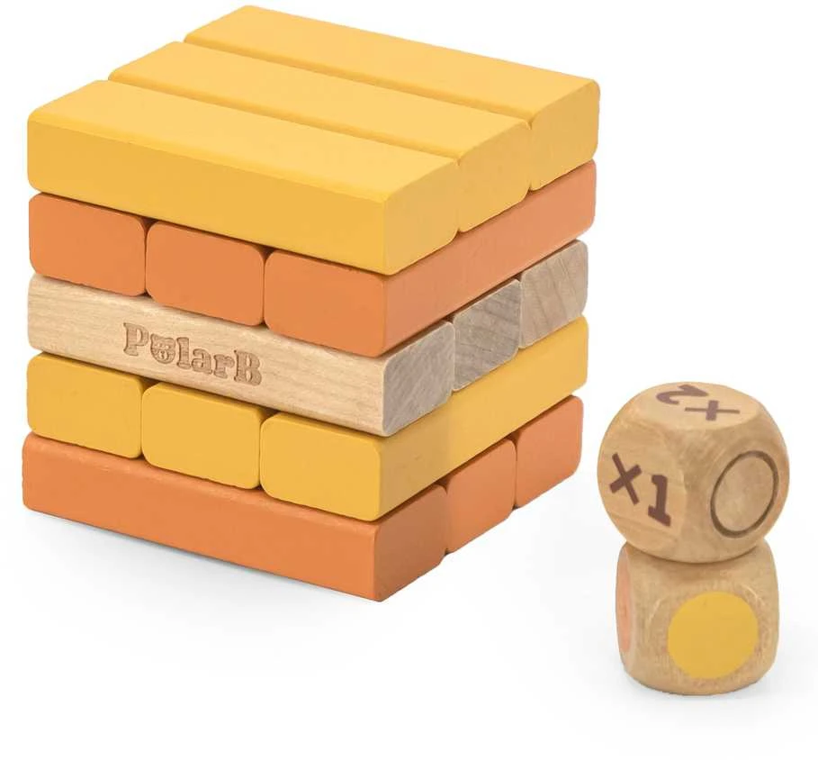 Viga Toys „Viga Polarb“ medinis žaidimų bokšto dėlionė