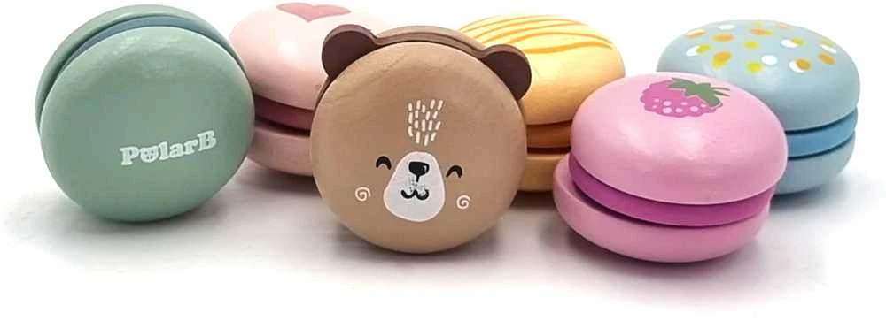 Viga Toys Viga PolarB Mediniai Makaronai 6 Vnt. Rinkinys