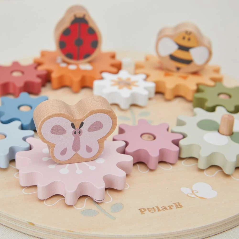 Viga Toys Mediniai spalvoti krumpliaračiai VIGA PolarB