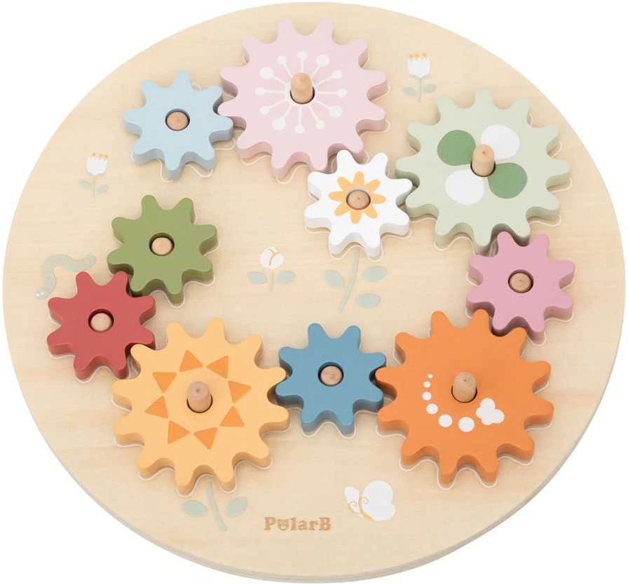 Viga Toys Mediniai spalvoti krumpliaračiai VIGA PolarB
