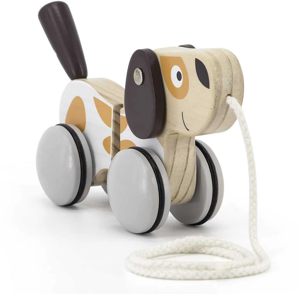 Viga Toys VIGA PolarB Wooden Pulling Dog