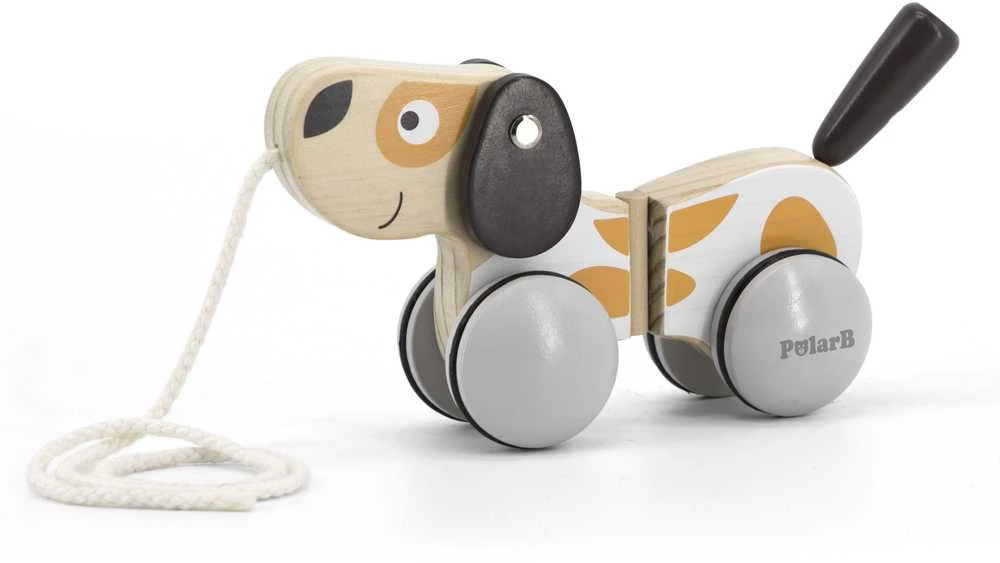 Viga Toys VIGA PolarB Wooden Pulling Dog