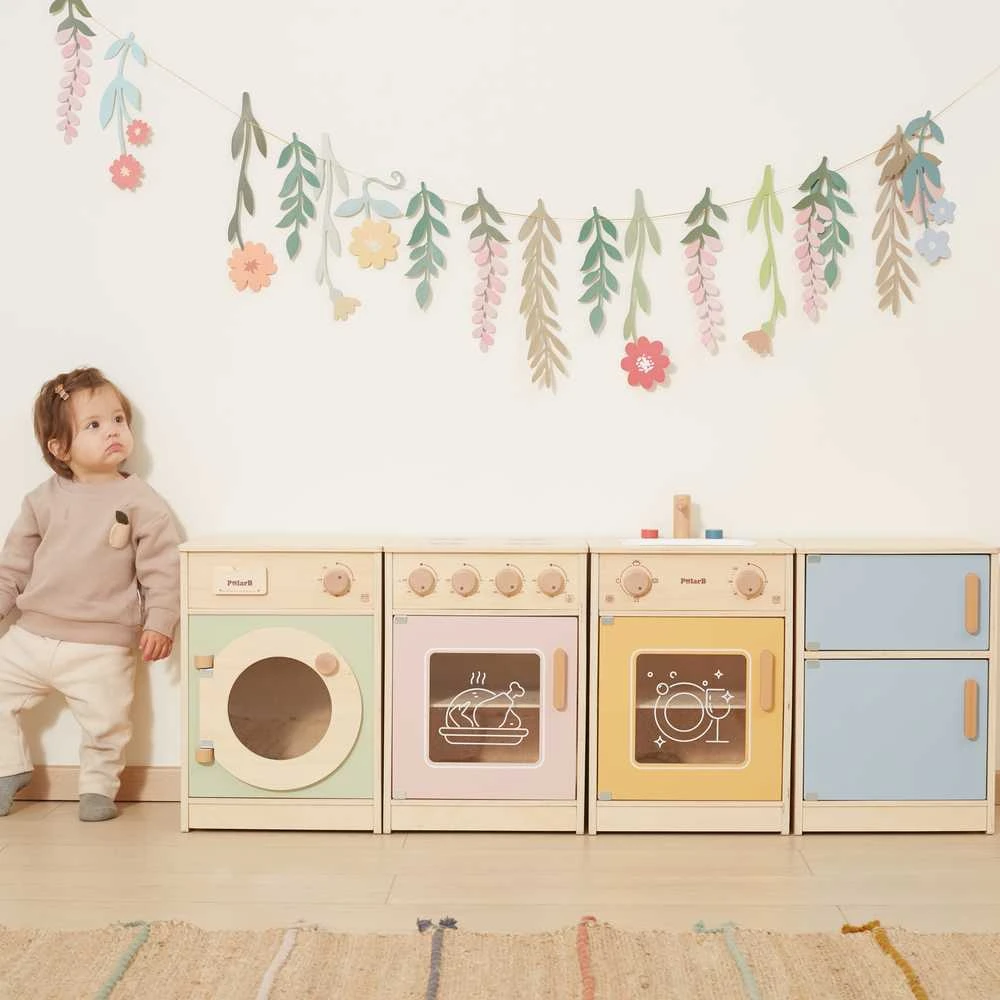 Viga Toys VIGA PolarB didelis medinis virtuvės rinkinys XL