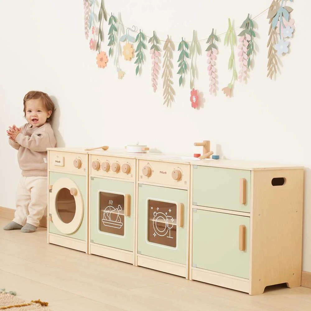 Viga Toys Medinė virtuvėlė vaikams XL VIGA PolarB