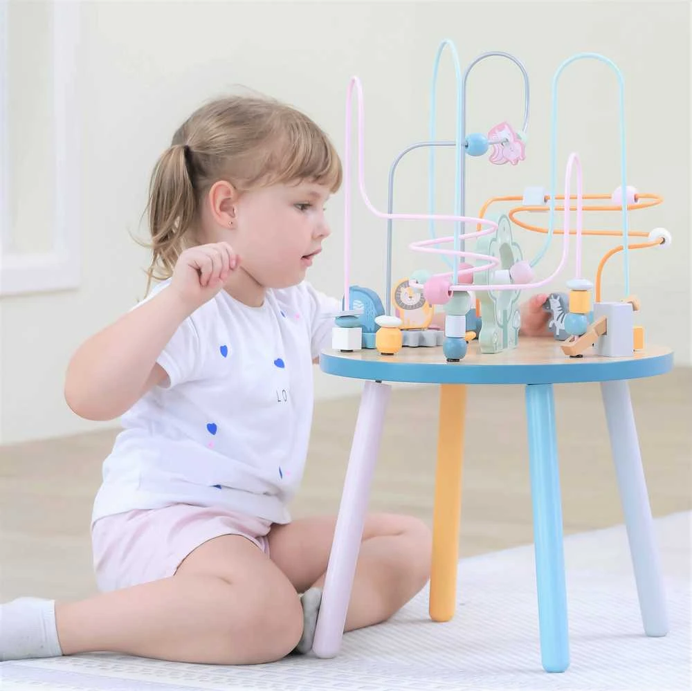 Viga Toys Medinis Edukacinis Stalas Manipuliacija Su Gyvūnais
