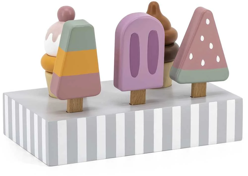 Viga Toys Medinių ledų rinkinys VIGA PolarB