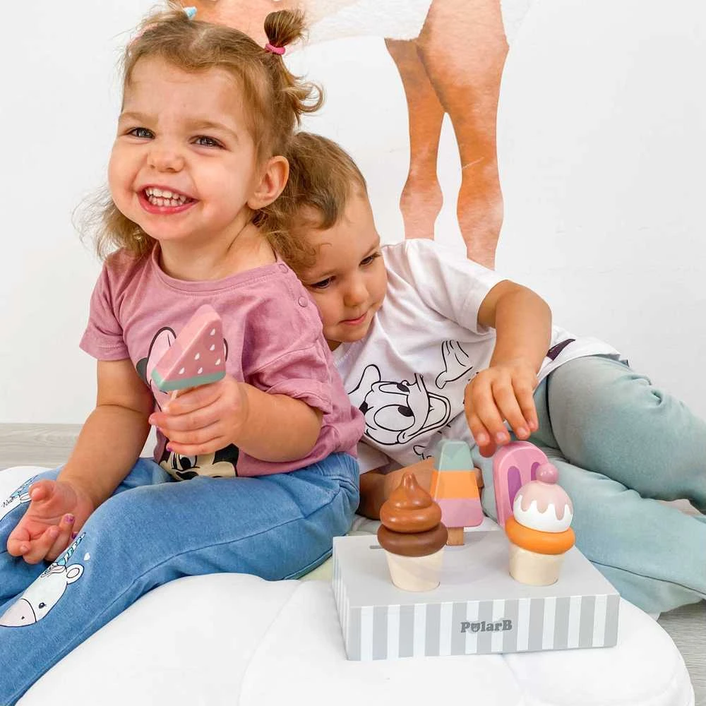 Viga Toys Medinių ledų rinkinys VIGA PolarB